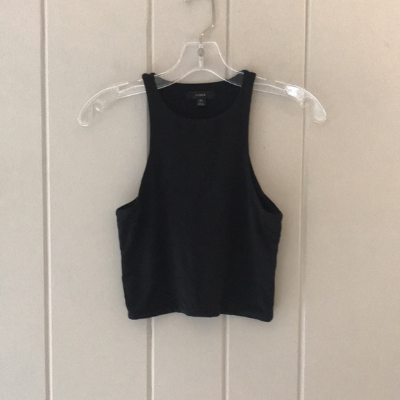 J. Crew Formknit Cutaway High Neck Tank - Picture 4 of 12
